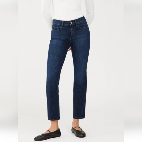 DL1961 Mara Straight Ankle Jeans - Picture 1 of 12